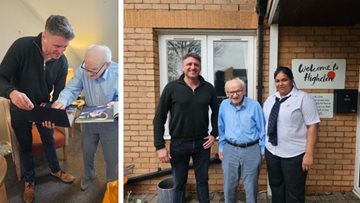 Residents at Highclere care home enjoy MP visit